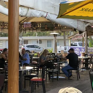 More outdoor seating on patio