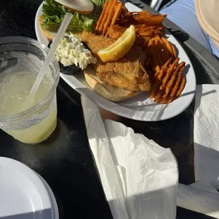 Blackened Cod Sandwich