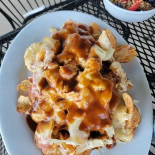 Gravy cheese chips