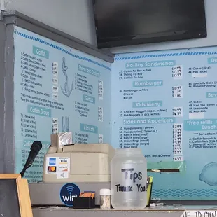 menus and prices