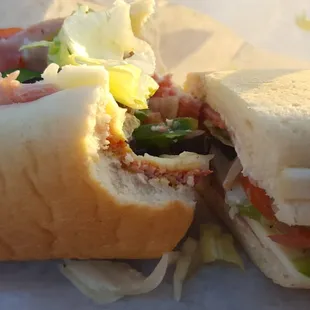 I got an Italian sub with olives