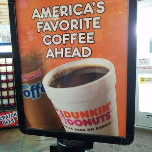 And yes, a Dunkin Donuts inside.