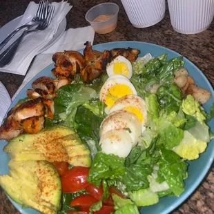Cobb Salad with added chicken
