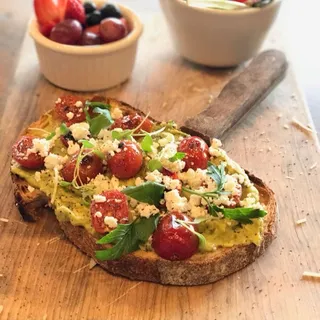 Goat Cheese Avocado Toast Breakfast