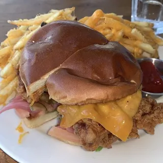 Kickin' Fried Chicken Sandwich