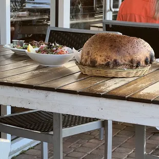 Lavash and Bayshore Mediterranean Salad