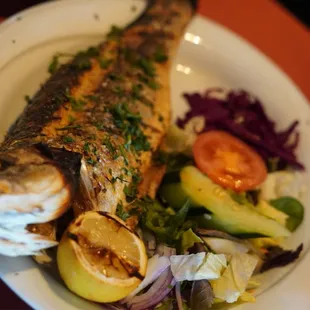 grilled seafood, grilled fish, seafood, fish, food