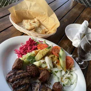 Lamb Shish and Lamb Adana Kebab