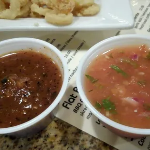 Amazing in-house made Salsas.