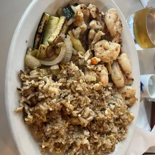 Chicken  and shrimp
