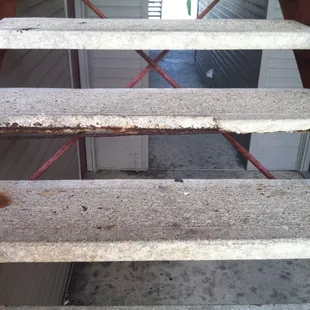 More deteriorating stairs