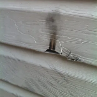 Smoke damage never inspected or resolved