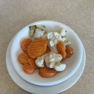 Side vegetable... no seasoning or butter.