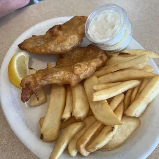 Fish dinner, small pieces of fish. Probably won&apos;t return. Waitress was friendly though
