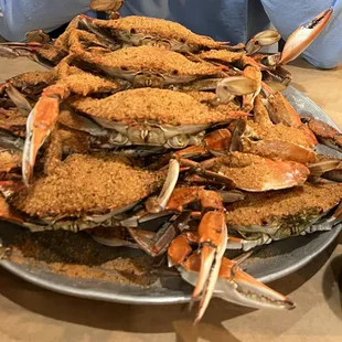 We loved that crabs are steamed upon ordering. They care more about quality than saving a buck with reheated crabs. Love it!!