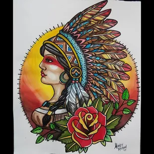 Our Favorite Tattoo Artist, Mandy.