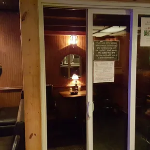 Yes, you can smoke in here!