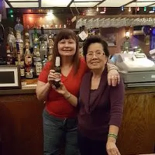 Stella and Tina, the Owner ready to serve YOU.