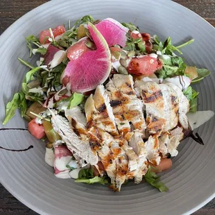 Bayside Beet and Watermelon Salad add chicken