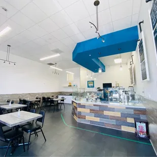 interior, sushi and sashimi