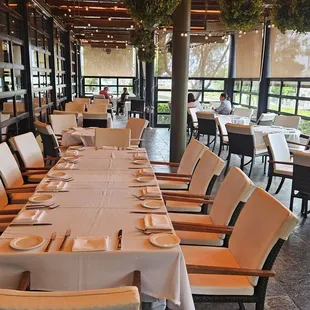 Patio dining