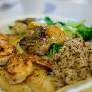a plate of food