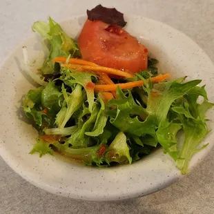 Passably fresh salad.