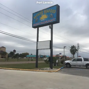 Unassuming signage