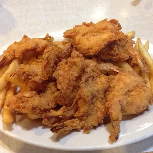 9 piece jumbo shrimp! They butterfly them.