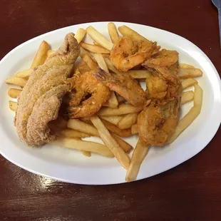 fried fish and fries