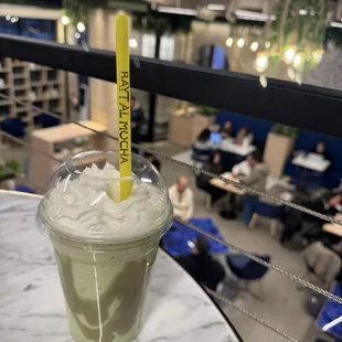 Pistachio frappe