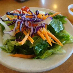 Very nice fresh salad with our lunch
