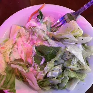 Side salad (came with meal)
