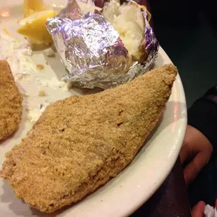 Fried telapia was awesome.