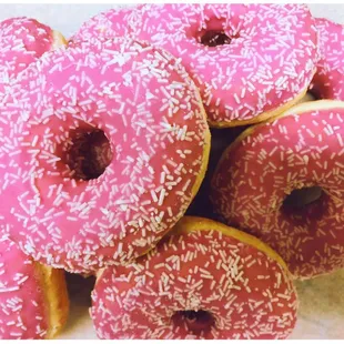 Pink Frosted Donuts