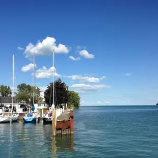 boats docked at the dock