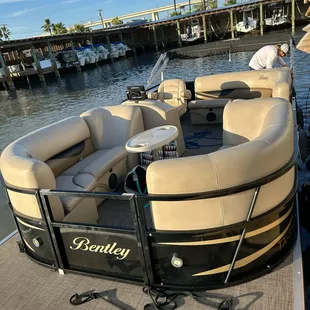 Baywatch Tours Bentley Pontoon for Padre Island boat tours