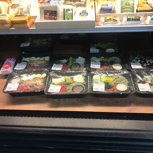 a variety of food items