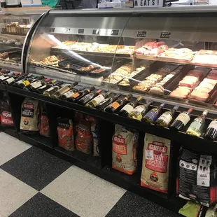 a variety of food items