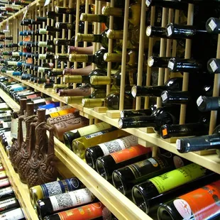 Bazaar wine section