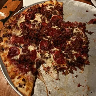 pizza, food