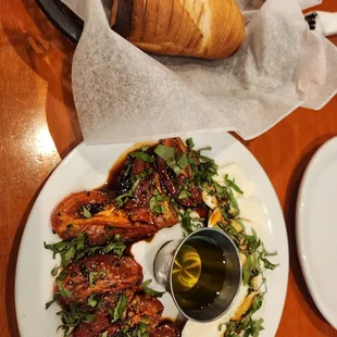 Fresh mozzarella plate