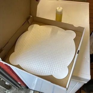 Specially made pizza pad for your pizza to keep it fresh
