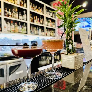 Bazil Manhattan, Pomegranate Basil Bliss