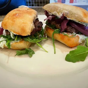 Lamb sliders on Special