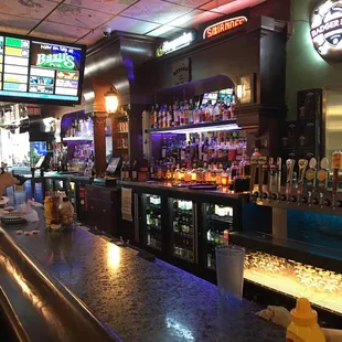 the bar