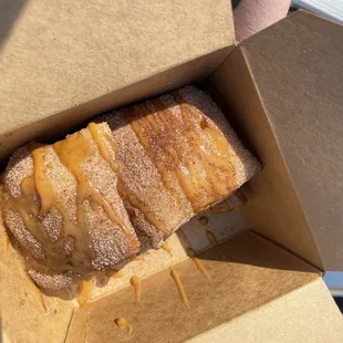 Brand new sopapillas just added and the honey glaze- chefs kiss