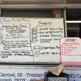 BB&amp;B menu