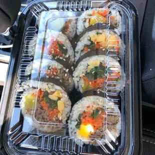I think this is called bibibap rolls