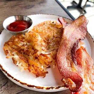 Side of Hash and Bacon!
